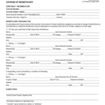 Fillable Change Of Benficiary Lincoln Financial Group Printable Pdf