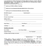 Fillable Name Change Request Form Louisiana State Board Of Nursing