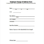 FREE 32 Change Forms In PDF MS Word Excel