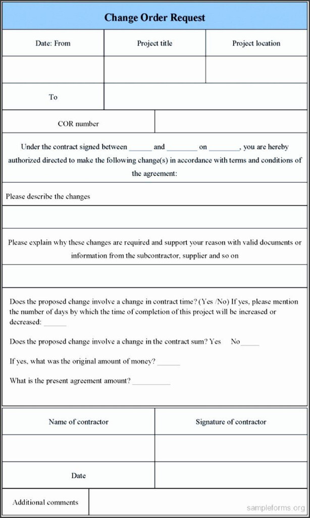 Sample Change Request Form Unique 5 Itil Change Request Form Template 